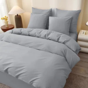 Постельное белье серебристый металлик