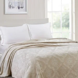 Плед шик беж